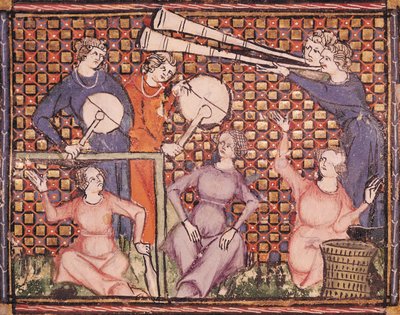 सुश्री 1044 fol.103v संगीतकार, Oret Moralise से Chretien Legouais द्वारा लिखित द्वारा फ्रेंच स्कूल