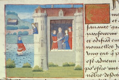 मिस हंटर 252 f.127v विवाह, द हंड्रेड न्यूज़ न्यूज़, 1462 से द्वारा फ्रेंच स्कूल