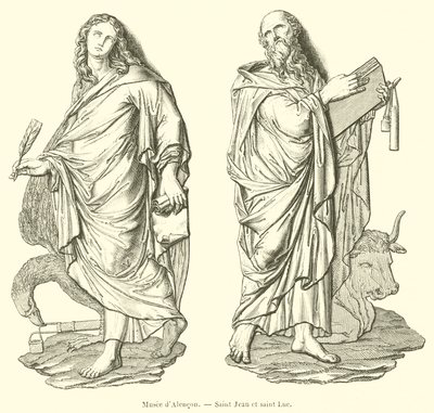 एलेनकॉन संग्रहालय, सेंट जॉन और सेंट ल्यूक (उत्कीर्णन) द्वारा फ्रेंच स्कूल