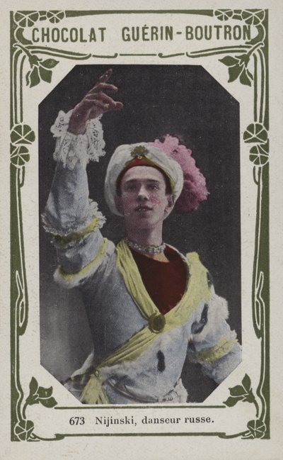 Nijinsky, रूसी नर्तकी (रंगीन फोटो) द्वारा फ्रेंच स्कूल