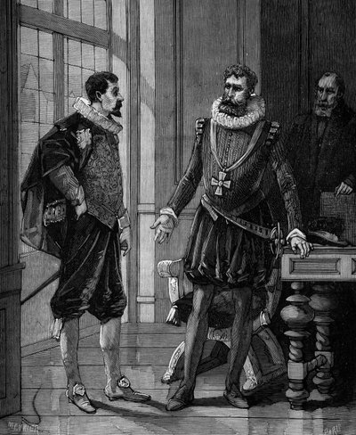 ओलिवियर डी सेरेस (1539 - 1619) फ्रांस के हेनरी चतुर्थ राजा (1553-1610) के साथ फ्रांसीसी कृषि विज्ञानी। द्वारा फ्रेंच स्कूल