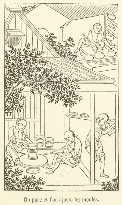 हम नए नए साँचे (उत्कीर्णन) को ट्रिम और समायोजित करते हैं द्वारा फ्रेंच स्कूल
