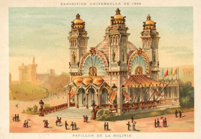 बोलिविया का मंडप, यूनिवर्सल प्रदर्शनी 1889, पेरिस द्वारा फ्रेंच स्कूल