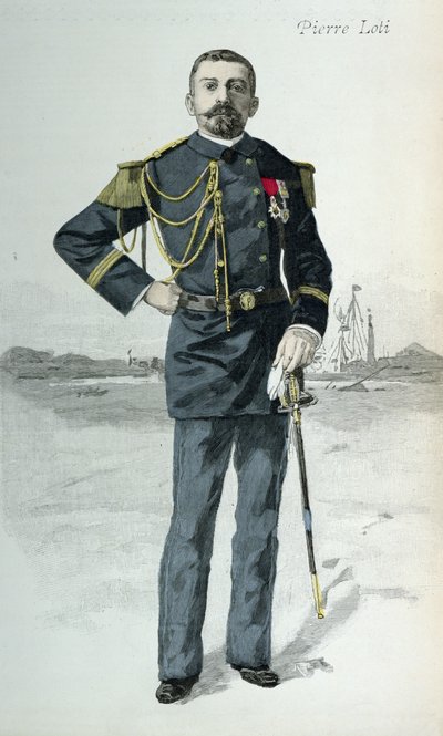 पियरे लोटी (1850-1923), द इलस्ट्ररी रिव्यू का चित्रण, 1 अक्टूबर 1889 द्वारा फ्रेंच स्कूल