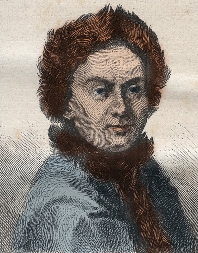 पियरे लुई मोरो डी मौपर्टुइस, खगोलशास्त्री (1698 - 1759) - "द ग्रैंड्स मेरिनर्स ऑफ़ द 18वीं शताब्दी" से लिया गया चित्रण। द्वारा फ्रेंच स्कूल