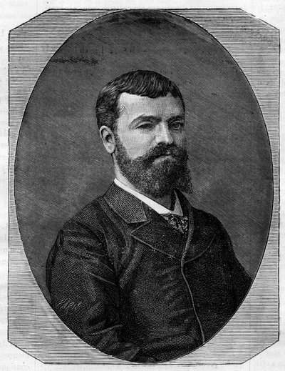 हेनरी-पॉल (हेनरी पॉल) नेनोट (1853-1934) का पोर्ट्रेट, फ्रांसीसी वास्तुकार, जिन्होंने पेरिस में न्यू सोरबोन का निर्माण किया था। "" ले मोंडे इलस्ट्रे "" में उत्कीर्णन द्वारा फ्रेंच स्कूल