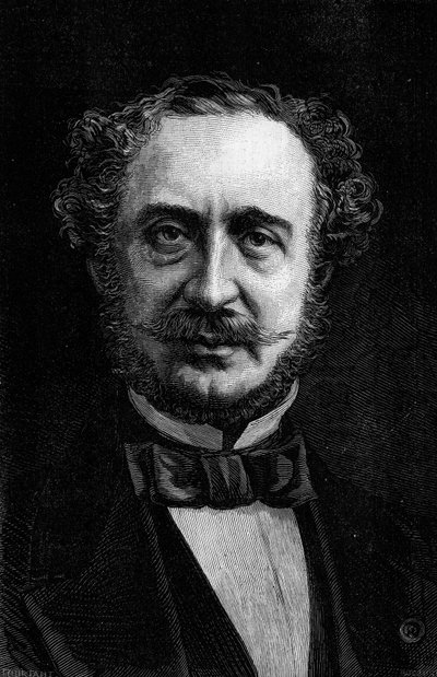 एंटोनी एजेनोर का पोर्ट्रेट, ड्यूक ऑफ ग्रामॉन्ट (1819-1880) फ्रांसीसी राजनयिक और राजनीतिज्ञ। 24 जनवरी 1880 के "" ले मोंडे इलस्ट्र्रे "" एन ° 1191 में उत्कीर्णन। द्वारा फ्रेंच स्कूल