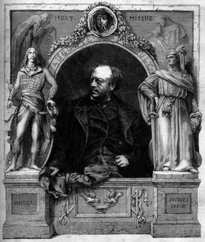 एंटोनी ऑगस्टिन प्रील्ट (1809-1879) का पोर्ट्रेट, फ्रांसीसी मूर्तिकार। 25 जनवरी के "" ले मोंडे इलस्ट्रे "" एन ° 1139 में उत्कीर्णन द्वारा फ्रेंच स्कूल