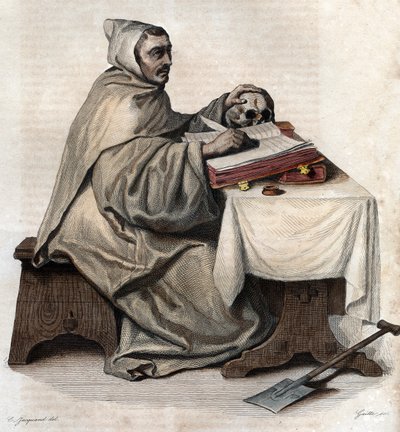 आर्मंड जीन ले बोथिलियर डी रांस (1626-1700), फ्रांसीसी मठाधीश और ट्रैपिस्ट सिस्टरियन के संस्थापक। द्वारा फ्रेंच स्कूल