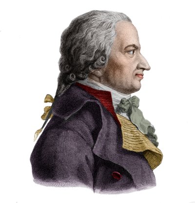 बर्नर्ट एंकर का पोर्ट्रेट (1746-1805) नॉर्वेजियन जहाज का मालिक। द्वारा फ्रेंच स्कूल