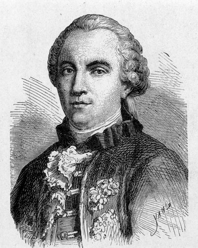 बफ़न का चित्र (1707 - 1788) - "" विज्ञान के एल्बम में; प्रसिद्ध विद्वान; महान खोजें ”” ”1896। द्वारा फ्रेंच स्कूल
