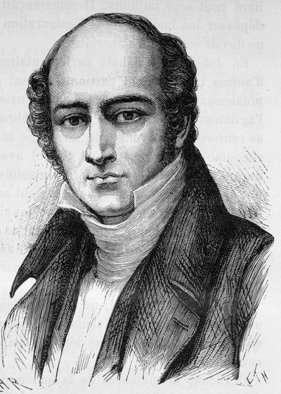 केमिली हयासिंथे ओडिलॉन बैरोट (1791-1873) का पोर्ट्रेट, फ्रांसीसी राजनीतिज्ञ - हेनरी मार्टिन द्वारा "" ल'हिस्टोइरे डी फ्रांस" में द्वारा फ्रेंच स्कूल