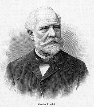 चार्ल्स फ्रीडेल का पोर्ट्रेट (1832-1899) फ्रांसीसी रसायनज्ञ और खनिजविद। द्वारा फ्रेंच स्कूल