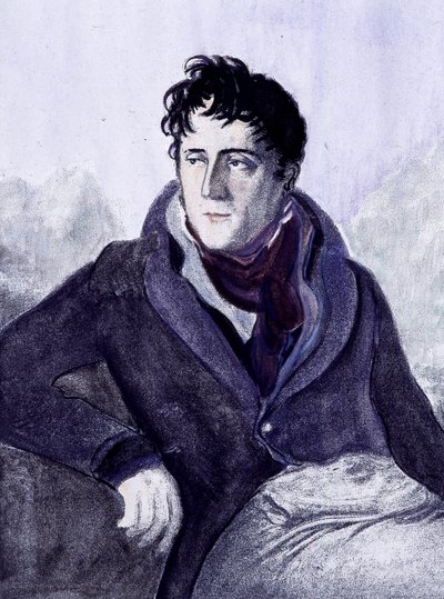 Chateaubriand का पोर्ट्रेट। 19वीं सदी की नक्काशी। द्वारा फ्रेंच स्कूल