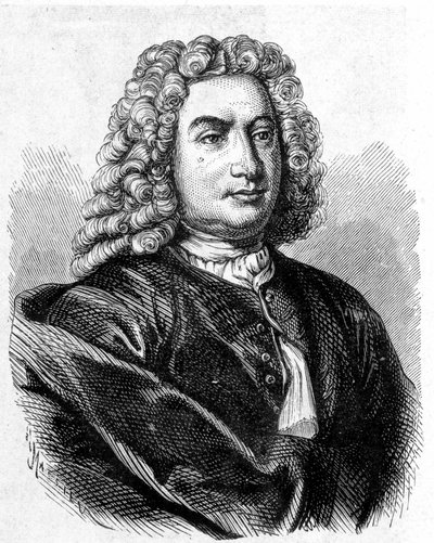 डेनियल बर्नौली (बर्नौली) (1700 - 1782), स्विस गणितज्ञ और भौतिक विज्ञानी का पोर्ट्रेट - "एल्बम डे ला साइंस" में; प्रसिद्ध वैज्ञानिक; ग्रैंड्स डिस्कवरीज"""1896। द्वारा फ्रेंच स्कूल