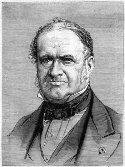 एली डी ब्यूमोंट (1798-1874) का पोर्ट्रेट, फ्रांसीसी भूविज्ञानी। 3 अक्टूबर के "" ले मोंडे इलस्ट्र्रे "" एन ° 912 में उत्कीर्णन द्वारा फ्रेंच स्कूल