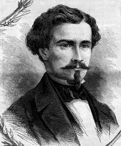 एमिल केलर का पोर्ट्रेट (1828-1909), फ्रांसीसी राजनीतिज्ञ। 19 अप्रैल 1862 के "" ले मोंडे इलस्ट्र्रे"" n°262 में उत्कीर्णन। द्वारा फ्रेंच स्कूल