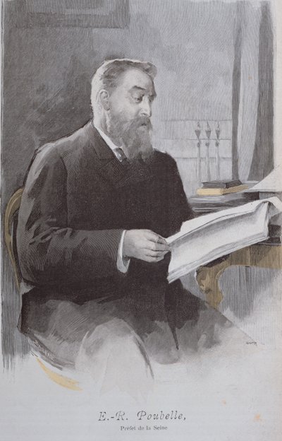 इलस्टाइन रिव्यू से यूजीन कचरा (1831-1907) का चित्रण। 15 जून 1893 (रंग उत्कीर्णन) द्वारा फ्रेंच स्कूल