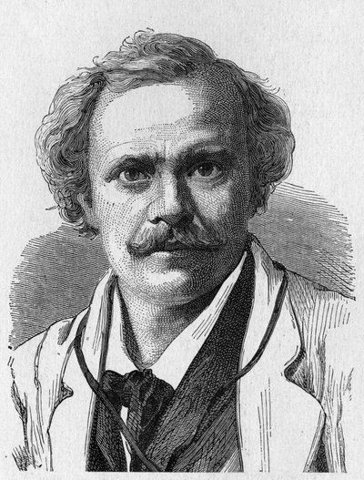 फेलिक्स नादर का पोर्ट्रेट (1820 - 1910) - "" एल्बम ऑफ साइंस में; प्रसिद्ध विद्वान; महान खोजें ”” ”1896। द्वारा फ्रेंच स्कूल