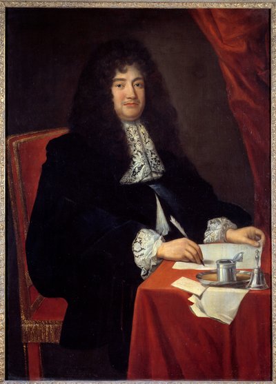 फ्रेंकोइस मिशेल ले टेलर का पोर्ट्रेट, मार्क्विस डी लुवोइस (1639 - 1691), फ्रांसीसी राजनीतिज्ञ। १७वीं सदी की अनाम पेंटिंग। वर्साय का संग्रहालय। द्वारा फ्रेंच स्कूल