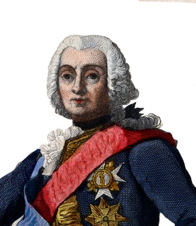 फ्रेंकोइस डे चेवर्ट का पोर्ट्रेट (1695-1769), फ्रांसीसी जनरल। द्वारा फ्रेंच स्कूल