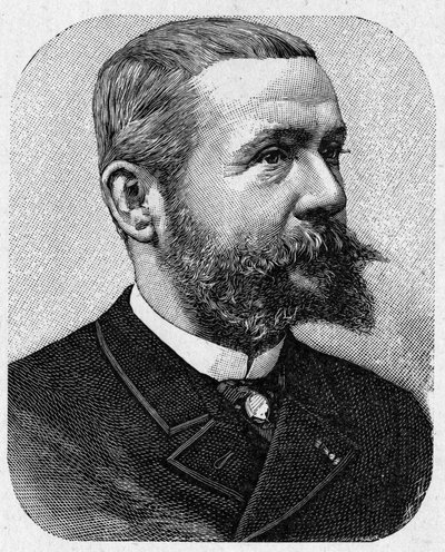 गैस्टन टिसैंडियर का पोर्ट्रेट (1843 - 1899), फ्रेंच एरोनॉट - "" एल्बम डे ला साइंस में; प्रसिद्ध विद्वान; महान निराशाएँ ”” १८९६। द्वारा फ्रेंच स्कूल