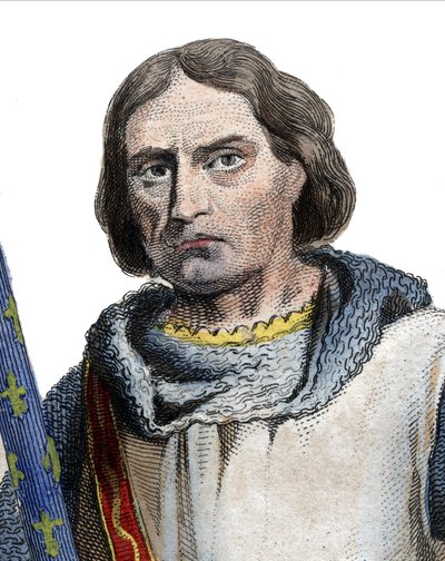 Gaucher V de Chastillon का पोर्ट्रेट (c.1249-1329), फ्रांस का कांस्टेबल। द्वारा फ्रेंच स्कूल