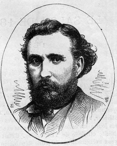 हेनरी चापू का पोर्ट्रेट (1833-1891), फ्रांसीसी मूर्तिकार। 2 मई 1874 को "" ले मोंडे इलस्ट्रे "" n ° 890 में उत्कीर्णन। द्वारा फ्रेंच स्कूल