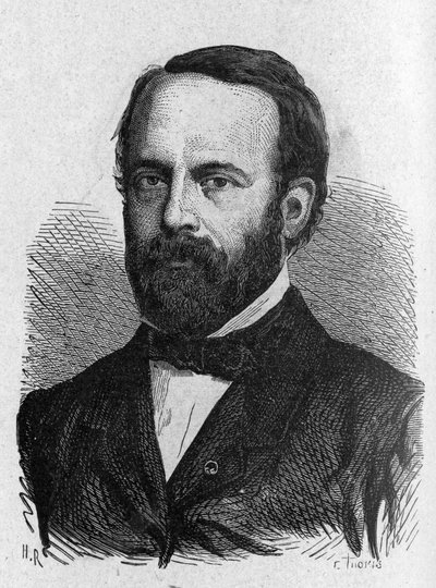 हेनरी सैंट-क्लेयर डेविल का पोर्ट्रेट (1814 - 1876) - "" एल्बम ऑफ साइंस में; प्रसिद्ध विद्वान; महान खोजें ”” ”1896। द्वारा फ्रेंच स्कूल