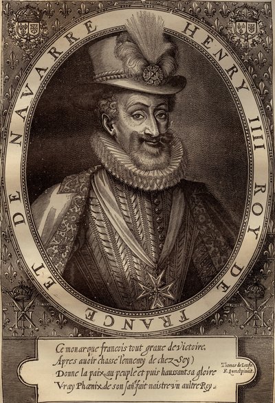 हेनरी IV का पोर्ट्रेट (1553-1610) फ्रांस के राजा - हेनरी IV का पोर्ट्रेट (1553-1610) फ्रांस का राजा - 17 वीं शताब्दी का उत्कीर्णन द्वारा फ्रेंच स्कूल