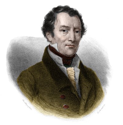 जैक्स-एंटोनी (जैक्स एंटोनी) मैनुअल (1775-1827), फ्रांसीसी वकील और राजनीतिज्ञ का पोर्ट्रेट। लुई डी कॉर्मेनिन टिमोन द्वारा "" बुक ऑफ स्पीकर्स "में। 1842. निजी संग्रह। द्वारा फ्रेंच स्कूल