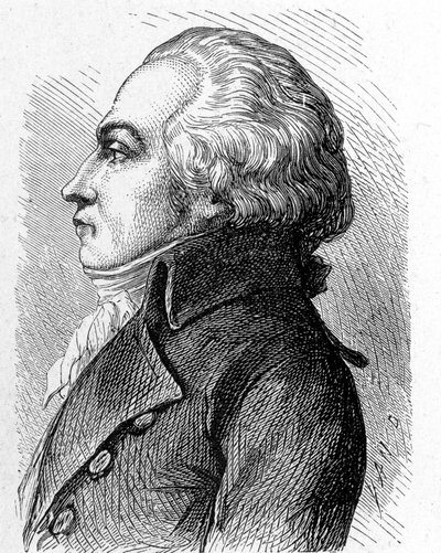 जैक्स कॉन्स्टेंटिन पेरियर (1742 - 1818) का पोर्ट्रेट - "" एल्बम ऑफ साइंस में; प्रसिद्ध विद्वान; महान खोजें ”” ”1896। द्वारा फ्रेंच स्कूल