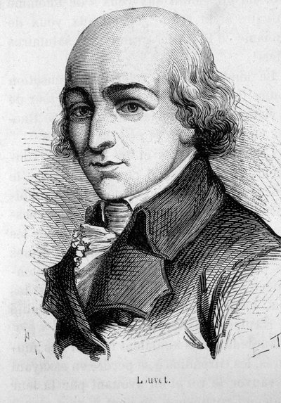 जीन-बैप्टिस्ट लौवेट डी कौवेरे (1760 - 1797) का पोर्ट्रेट - हेनरी मार्टिन द्वारा "" फ्रांस का इतिहास "" में द्वारा फ्रेंच स्कूल