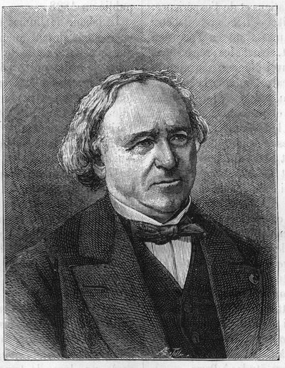 जीन बैप्टिस्ट (जीन-बैप्टिस्ट) डुमास (1800-1884) का पोर्ट्रेट फ्रांसीसी रसायनज्ञ, 1832 में सेंट्रल स्कूल ऑफ आर्ट्स एंड मैन्युफैक्चरर्स के संस्थापक। द्वारा फ्रेंच स्कूल