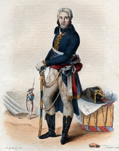 जीन विक्टर मोरे का पोर्ट्रेट (1763-1813), फ्रांसीसी जनरल। द्वारा फ्रेंच स्कूल
