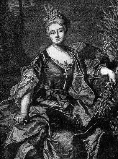 बैरी (1743-1793) की काउंटेस (या मैडम), लुई XV की अंतिम मालकिन, सेरेस, कृषि की देवी, जीन बेकू का पोर्ट्रेट डॉ टी द्वारा "दुनिया के लोगों में प्राचीन काल से आज तक वेश्यावृत्ति और भ्रष्टाचार का इतिहास" में उत्कीर्णन द्वारा फ्रेंच स्कूल