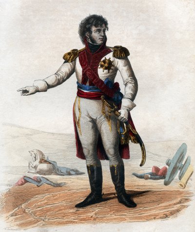 जोआचिम मूरत का पोर्ट्रेट (1767-1815), फ्रांस का मार्शल और ग्रैंड एडमिरल। द्वारा फ्रेंच स्कूल