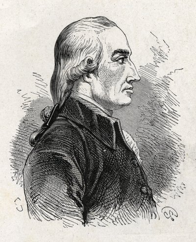 जोसेफ ब्लैक का पोर्ट्रेट (1761 - 1799), ब्रिटिश भौतिक विज्ञानी और रसायनज्ञ (मैग्नेशिया की खोज) - "" एल्बम ऑफ साइंस में; प्रसिद्ध वैज्ञानिक; महान खोजें ”” ”1896। द्वारा फ्रेंच स्कूल