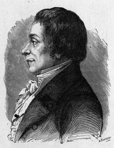 जोसेफ लकनाल का पोर्ट्रेट (1762 - 1845), फ्रांसीसी राजनीतिज्ञ - "" एल्बम डे ला साइंस में; प्रसिद्ध विद्वान; महान खोजें ”” ”1896। द्वारा फ्रेंच स्कूल