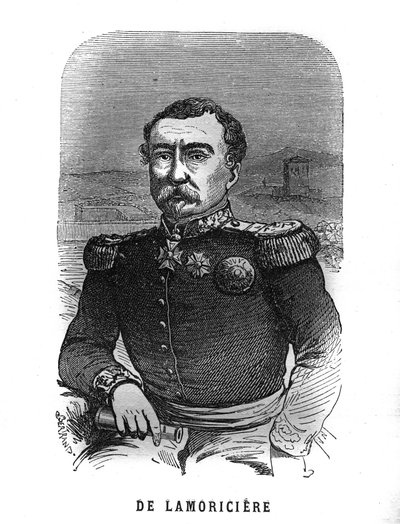 जोसेफ वंतिनी का पोर्ट्रेट, डिट यूसुफ (1808-1866), फ्रांसीसी जनरल। "लेस इलस्ट्रेशन्स डी ल'आर्मी फ़्रैन्काइज़ डे १७८९ ए १८८०" में उत्कीर्णन द्वारा फ्रेंच स्कूल