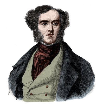लॉर्ड जॉर्ज कैवेंडिश बेंटिंक (1802-1848), अंग्रेजी राजनेता और खिलाड़ी। द्वारा फ्रेंच स्कूल