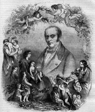 लुई बेनोइट गुर्सेंट (1777-1848), फ्रांसीसी चिकित्सक का पोर्ट्रेट। द्वारा फ्रेंच स्कूल