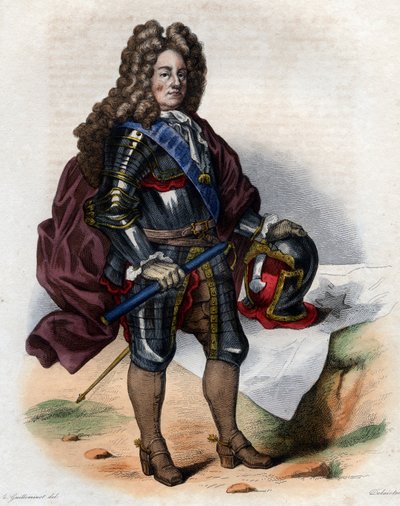 लुईस जोसेफ डी बॉर्बन, ड्यूक ऑफ वेंडोम (1645-1712), फ्रांसीसी सैन्य कमांडर और फ्रांस के मार्शल। द्वारा फ्रेंच स्कूल
