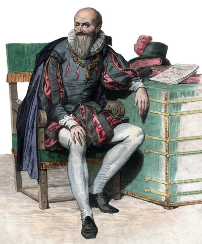 मैक्सिमिलिन डे बेथ्यून का पोर्ट्रेट, ड्यूक ऑफ सुली (1559-1641), फ्रांसीसी सैनिक और मंत्री। द्वारा फ्रेंच स्कूल