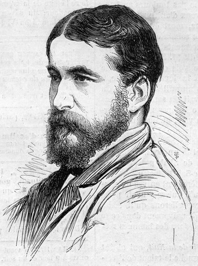नॉर्मन लॉकर का पोर्ट्रेट (1836-1920), अंग्रेजी खगोलशास्त्री, सौर उभारों को देखने की एक विधि का डिस्पैचर। 26 सितंबर के "" ले मोंडे इलस्ट्र्रे "" एन ° 911 में उत्कीर्णन द्वारा फ्रेंच स्कूल