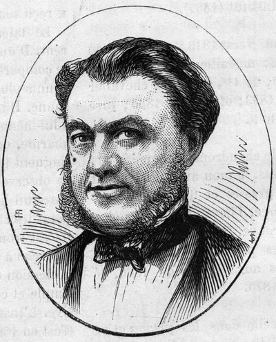 पॉल अबादी का पोर्ट्रेट (1812-1884), फ्रांसीसी वास्तुकार। 2 मई 1874 को "" ले मोंडे इलस्ट्र्रे "" n ° 890 में उत्कीर्णन। द्वारा फ्रेंच स्कूल