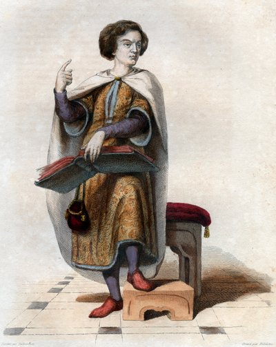 पीटर एबेलार्ड (पियरे अबेलार्ड) (पियरे अबीलार्ड) (1079-1142), फ्रांसीसी विद्वान दार्शनिक, धर्मशास्त्री और तर्कशास्त्री द्वारा फ्रेंच स्कूल