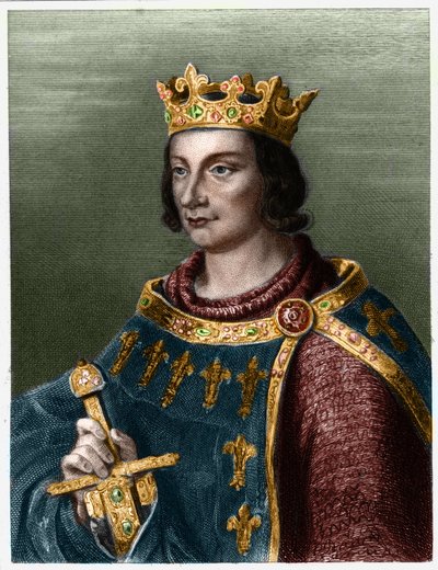 फ्रांस के फिलिप III का पोर्ट्रेट, dit Philippe le Bold (1245-1285) (कैपिटियन का राजवंश) .- "" हिस्टोइरे डेस फ़्रैंकैस "" में लवली द्वारा, उत्कीर्णन, एनडी। द्वारा फ्रेंच स्कूल