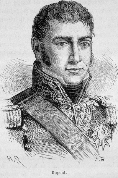 पियरे एंटोनी डुपोंट डी ल'एटंग (1765 - 1838) का पोर्ट्रेट, फ्रांसीसी जनरल - हेनरी मार्टिन द्वारा "" ल'हिस्टोइरे डी फ्रांस "" में द्वारा फ्रेंच स्कूल