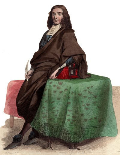 पियरे बेले (1647-1706), फ्रेंच दार्शनिक और लेखक के चित्र। द्वारा फ्रेंच स्कूल